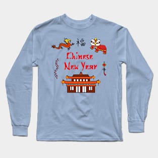 Chinese New Year symbols Long Sleeve T-Shirt